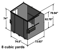 8 cubic yards
